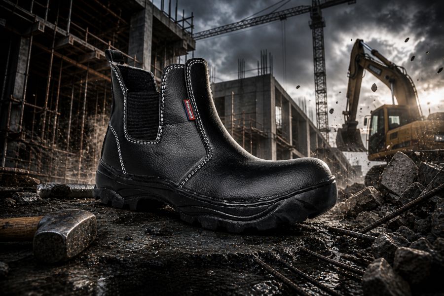 Sepatu Sangat Kokoh dilapisi Baja